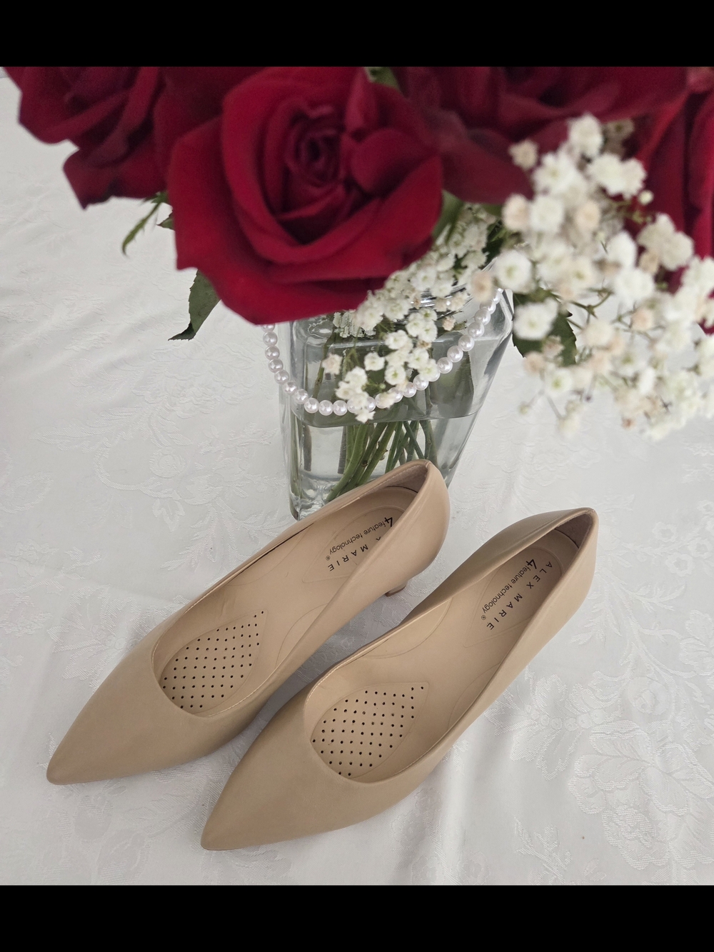 a new day Beige Pointed Toe Flats